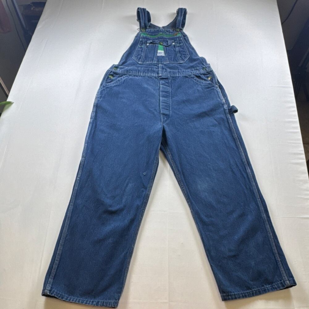 Liberty Blue Denim Unisex Bib Overalls Work Coveralls Made in USA